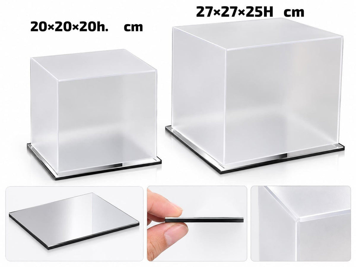 Clear Acrylic Display Boxes – Set of 2 #AB4491