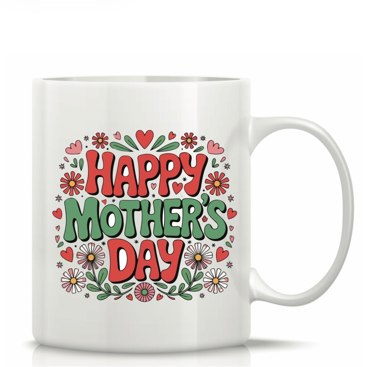 Mother’s Day Printed Glass Mug #GM3016