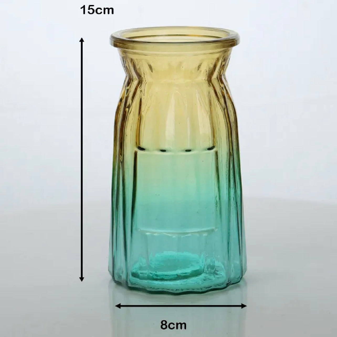 Flower Desk Decorative Glass Vase 15x8cm #GV2812