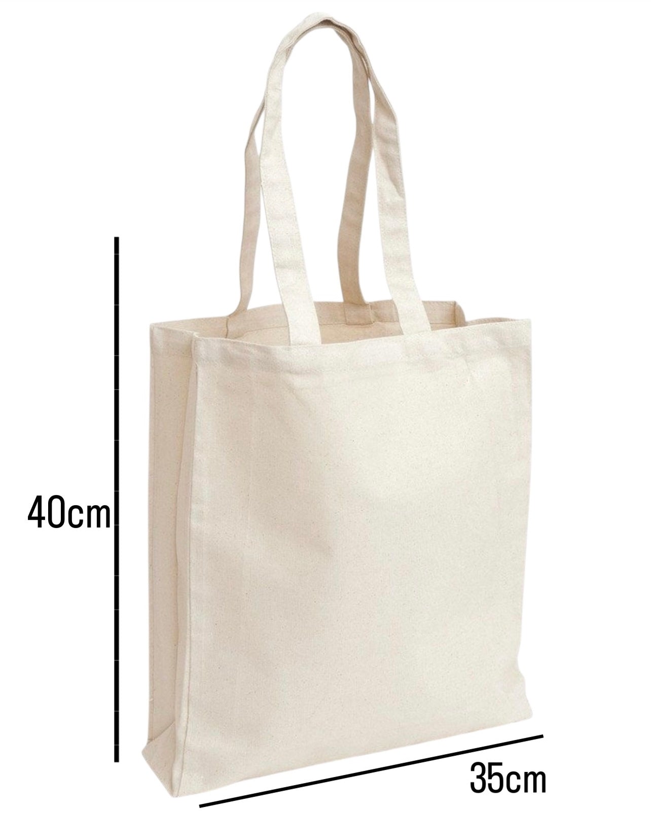 12pcs- Cotton Tote Bag #TB2098