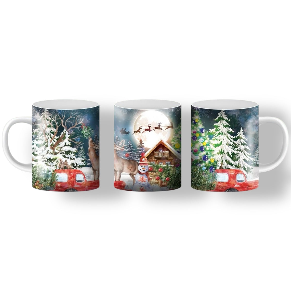 Printed Glass Mug #GM2145