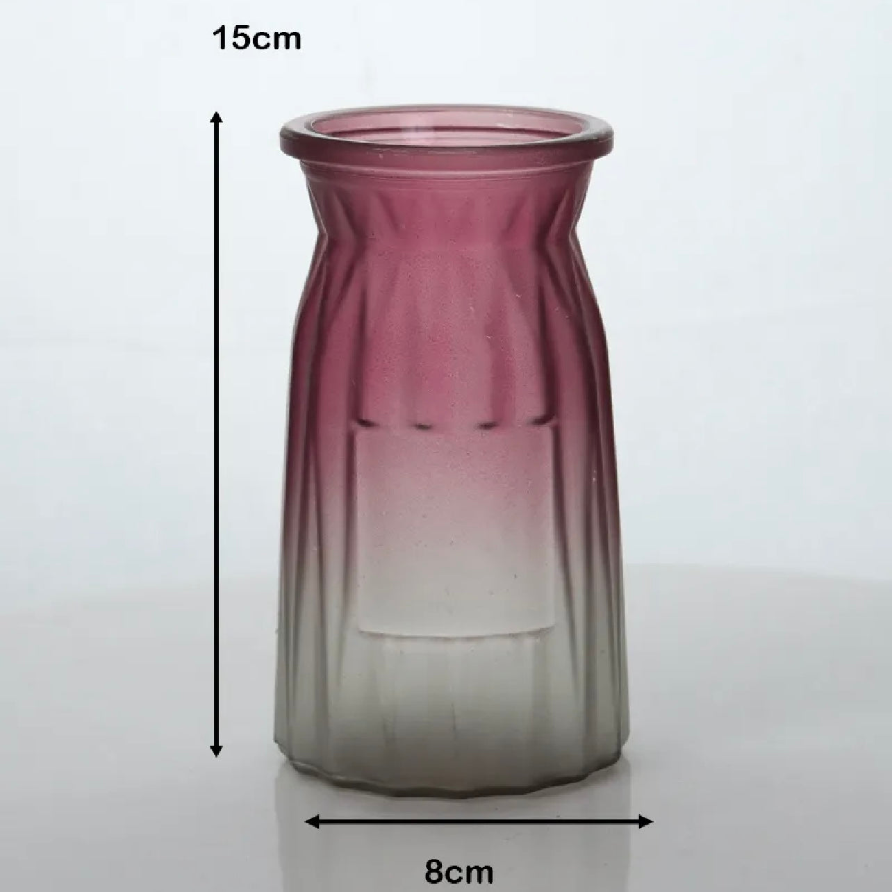 Flower Desk Decorative Glass Vase 15x8cm #GV2813