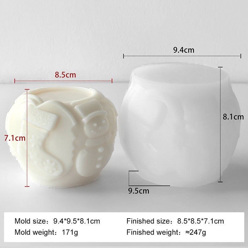 Christmas silicone Mold #SM2181