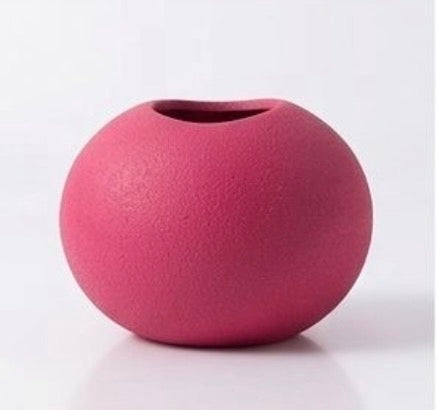 Round Matte Ceramic Vase – Modern Minimal Home Décor #CV3225