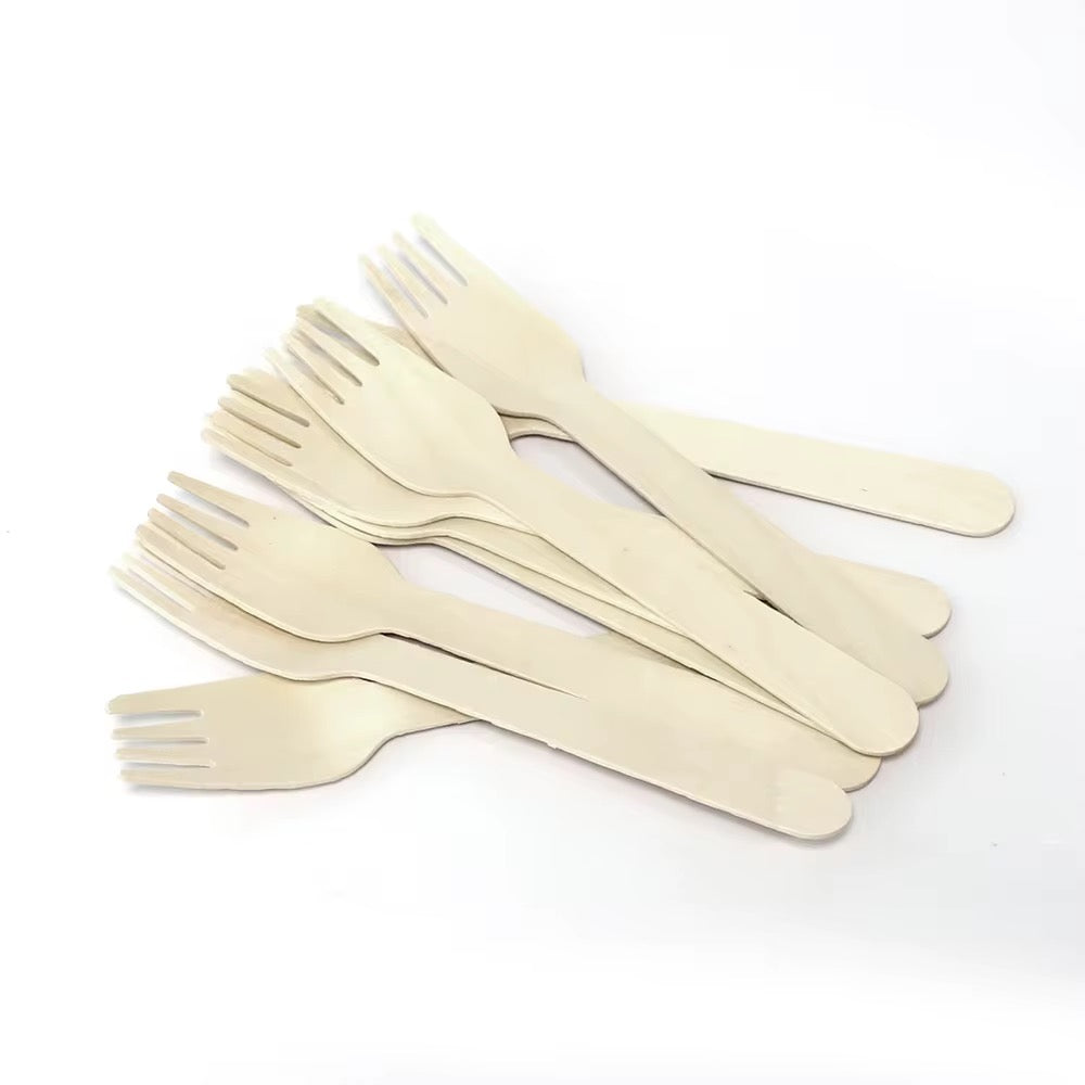 100pcs/pack Wooden fork #WF2096