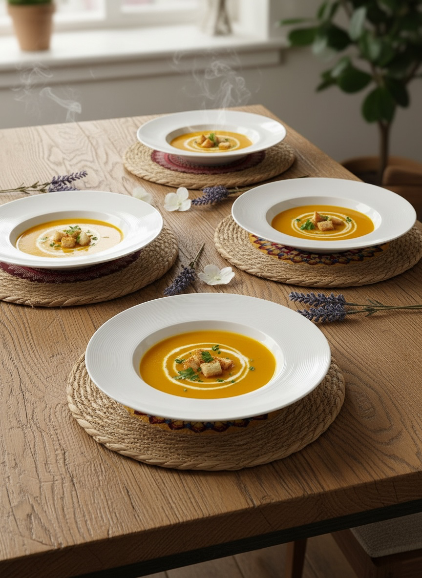 Round Jute Decorative Placemat – 30 cm #JP3969
