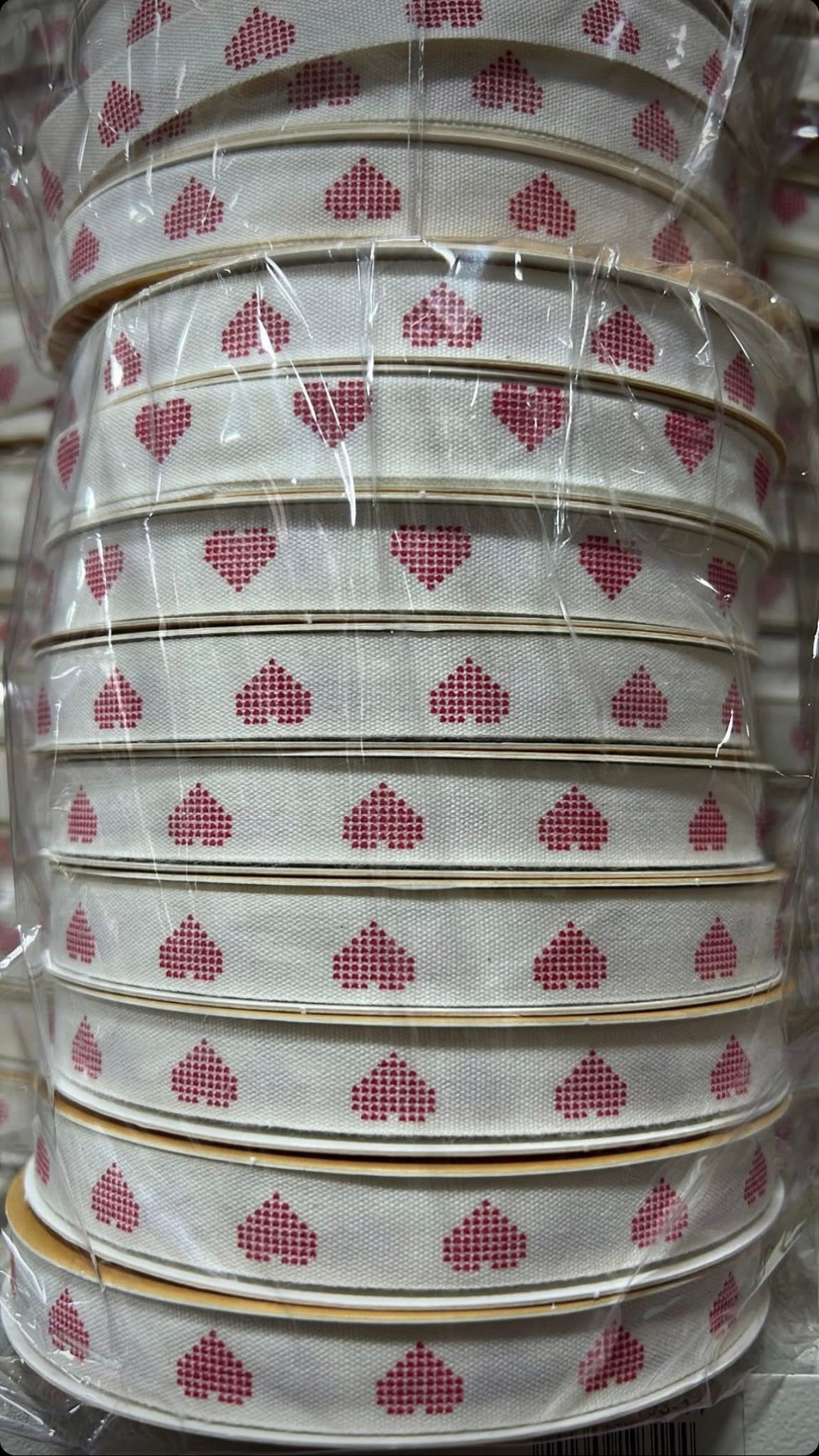 Cotton Heart Ribbon #CR1711