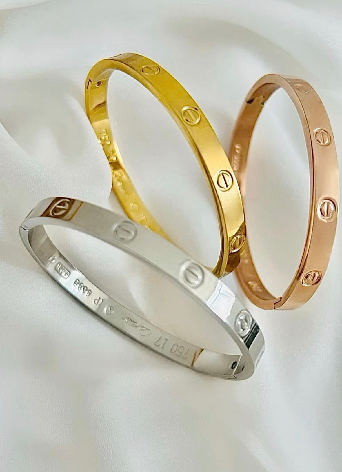 3PCS Luxury Bracelet Set – Stainless Steel #GB3869