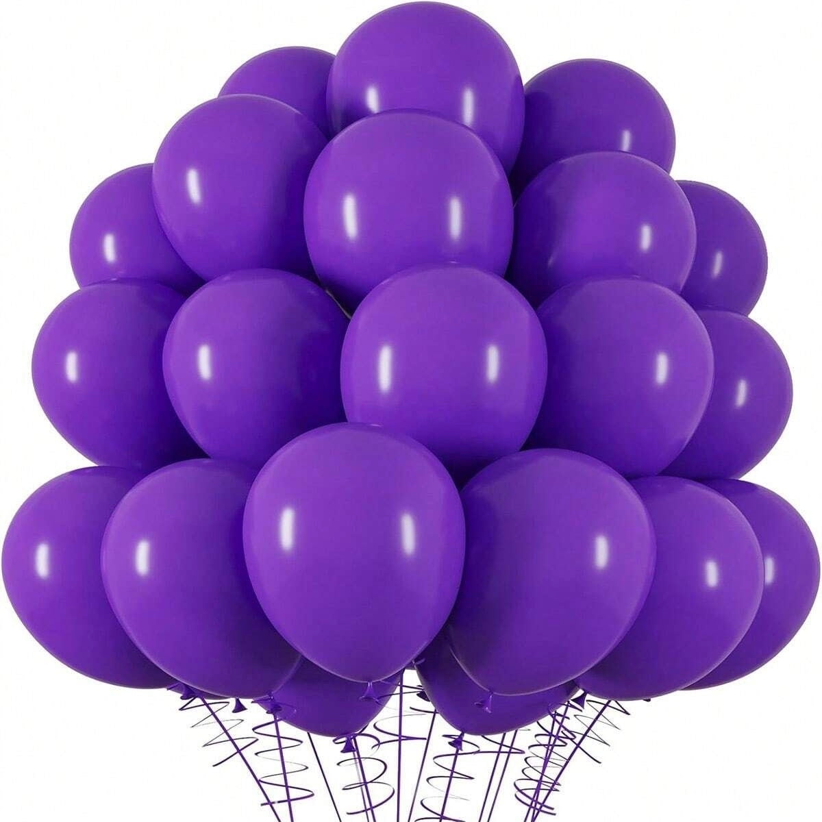 5/10/12 inches 100pcs Dark Purple Latex Balloons #LB3095