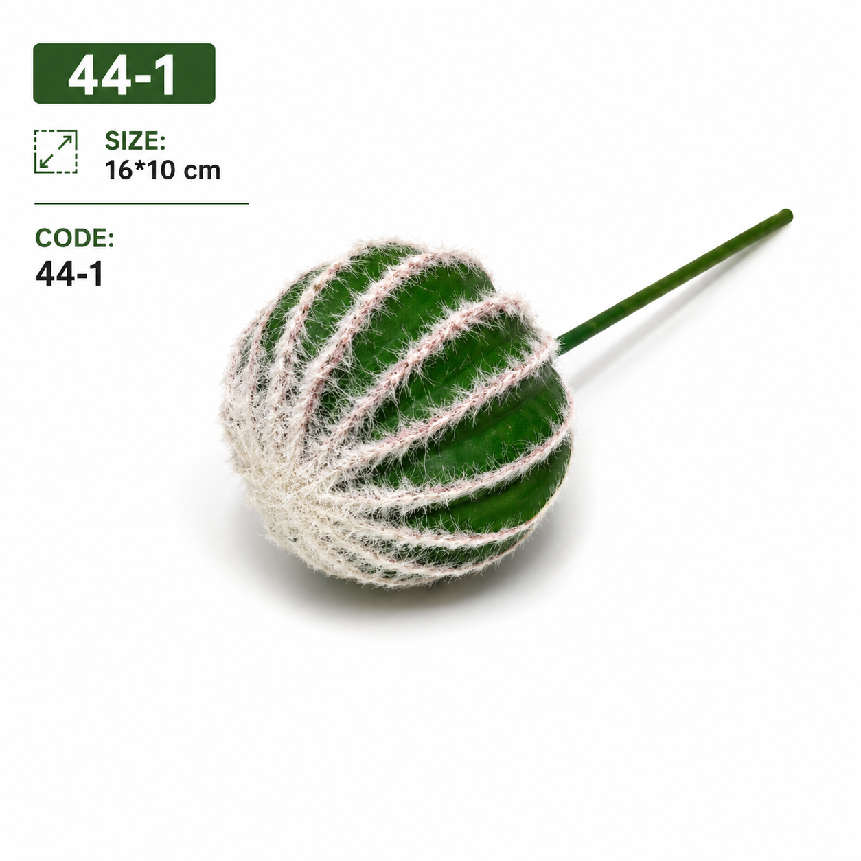 Artificial Cactus Stem – 16 × 10 cm #44-1