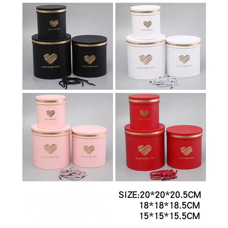 Luxury Round Gift Box Set – 3 Pieces #GB4320