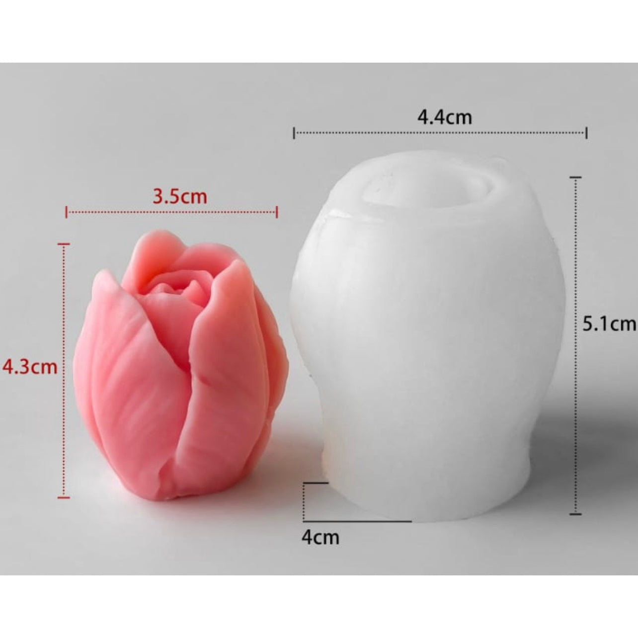 Tulip Flower Silicone Candle Mold