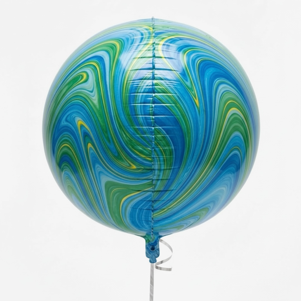 18” Marble Design Foil Balloon #FB3111