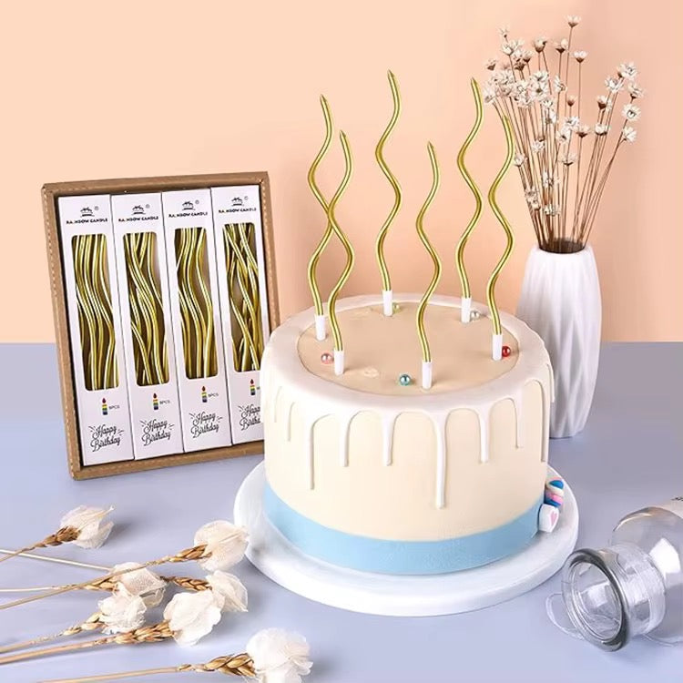Twisted Party Candles – 12pcs #CC4171