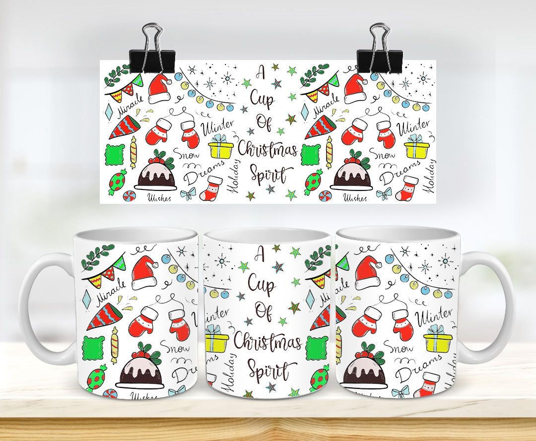 Printed Glass Mug #GM2173