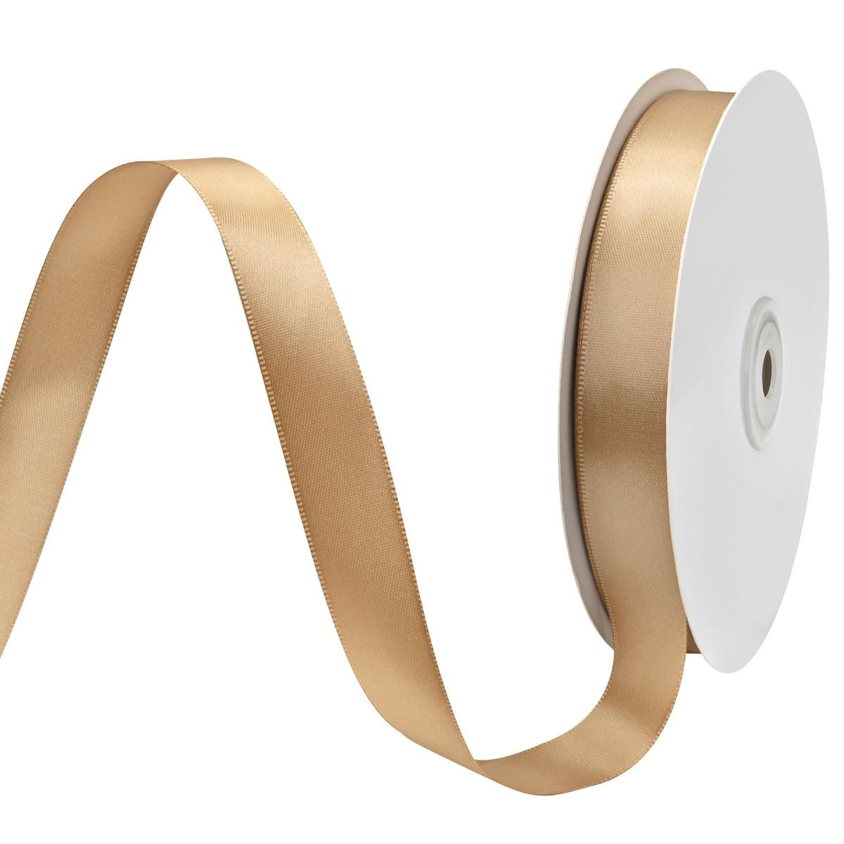 2cm*91m Gold Satin Ribbon #RB1413