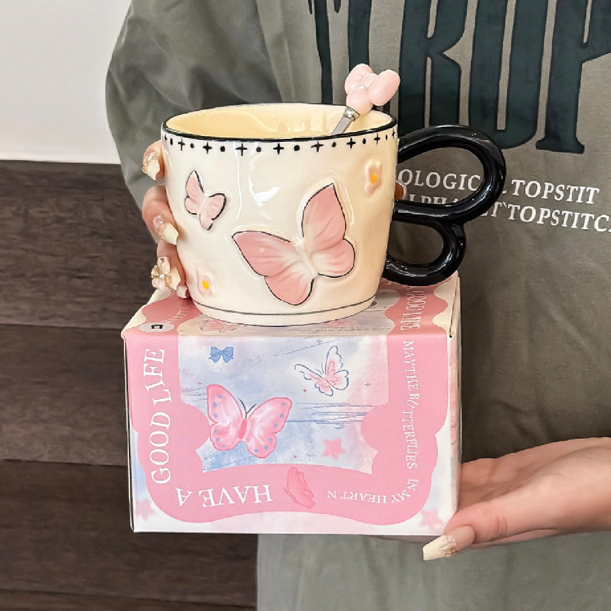 Butterfly Ceramic Mug #GM2334