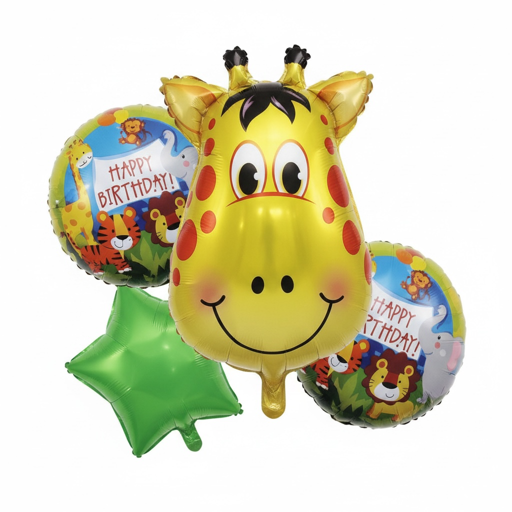 Jungle Birthday Balloon Set #JB3987