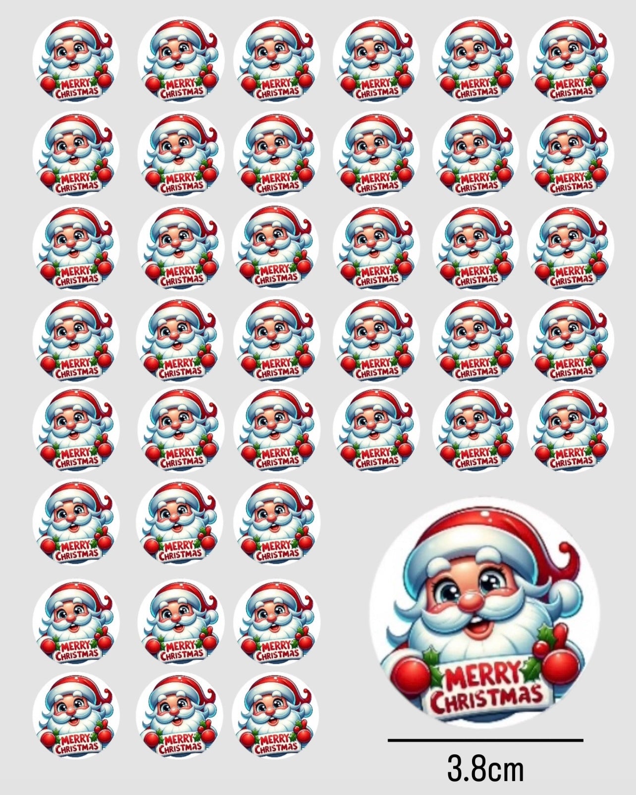 60x3.8cm - christmas stickers #ST2335