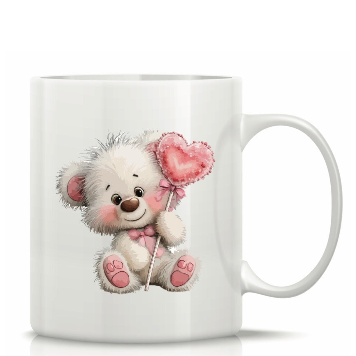 Printed Glass Mug with Cute Illustrations #GM3045