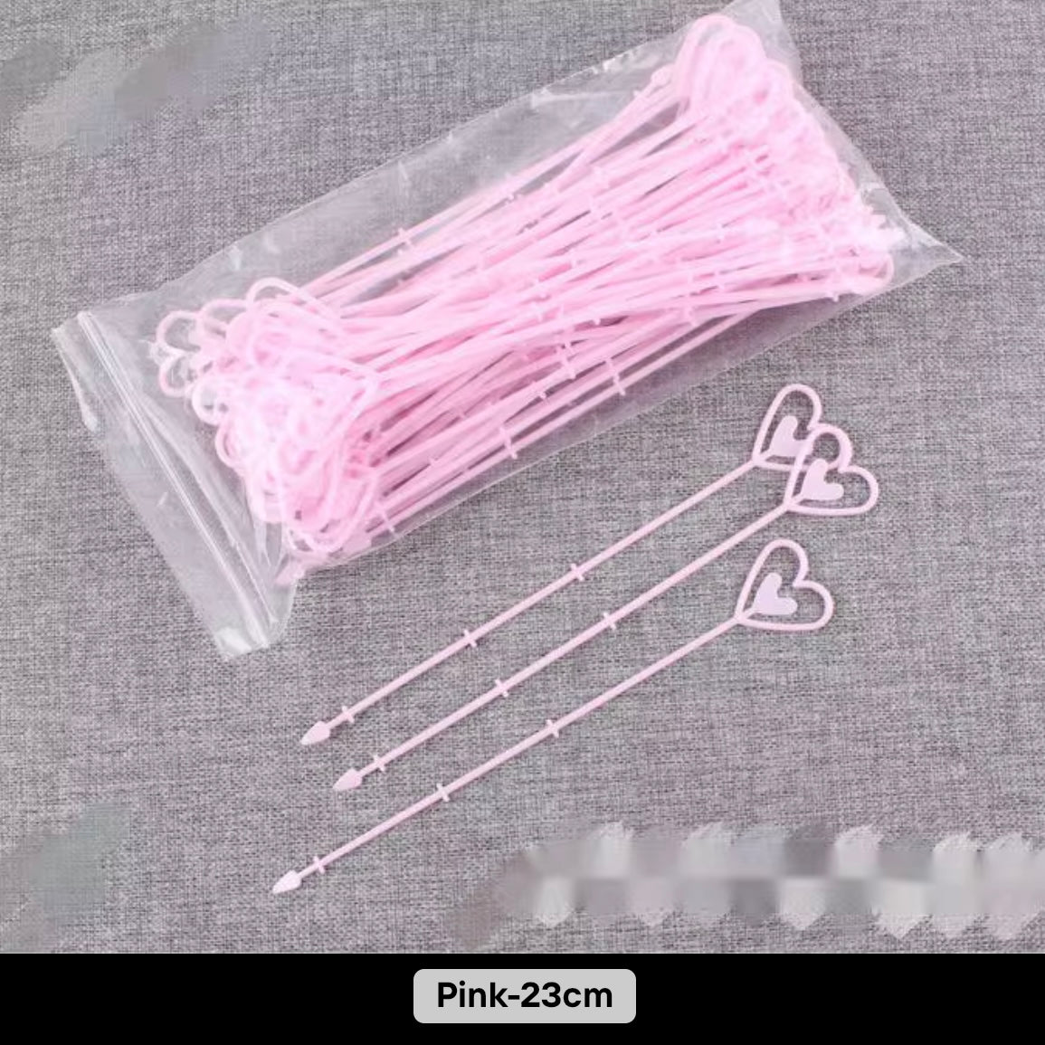 Pink Flower Pick Card Holder x12pcs #CH2712