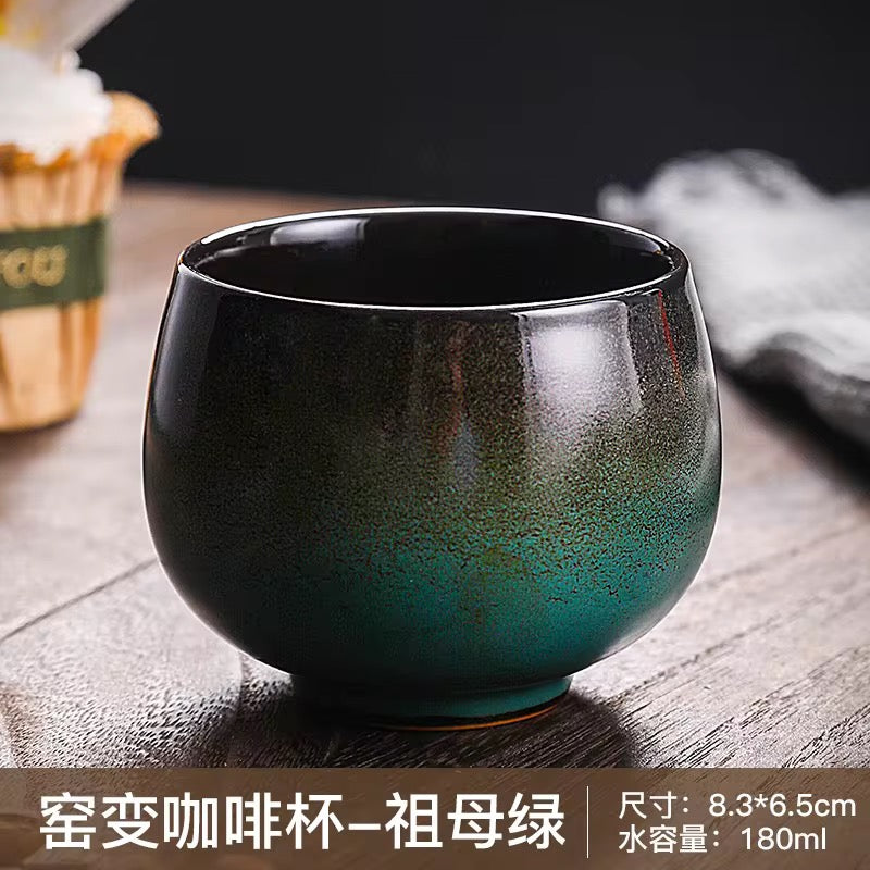 180ml Reactive Glaze Ceramic Cup #CM3956