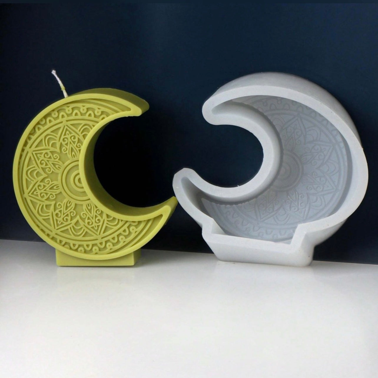 Moon Candle Silicone Mold #SM1668