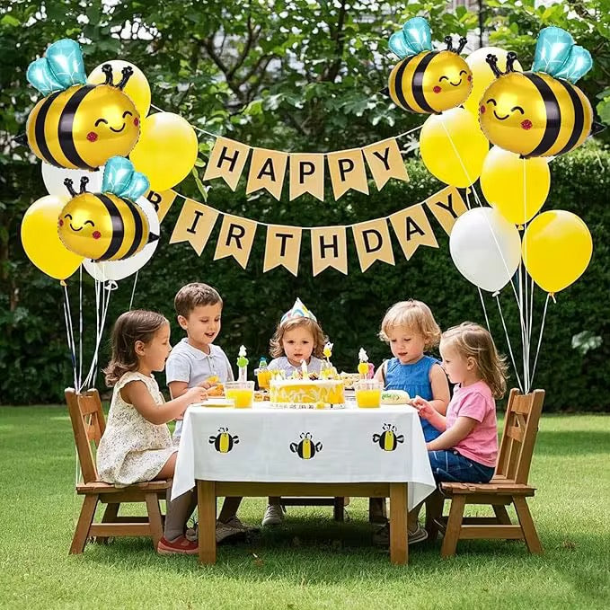 Bee Foil Balloon – Cute Cartoon Party Decoration #FB2950