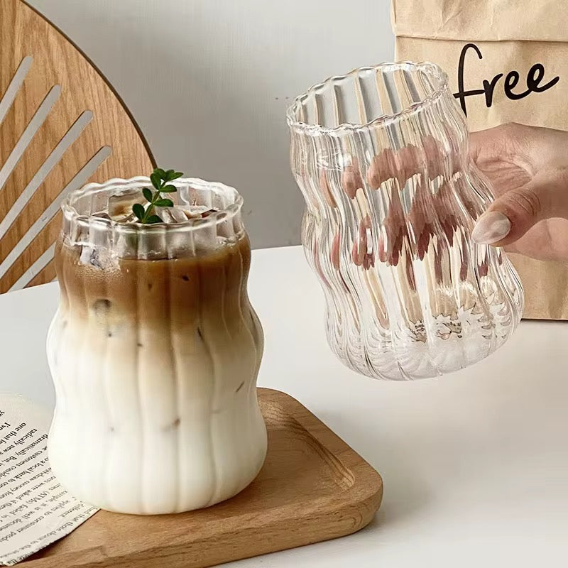 Ripple Glass Tumbler – 450ml #GM3963