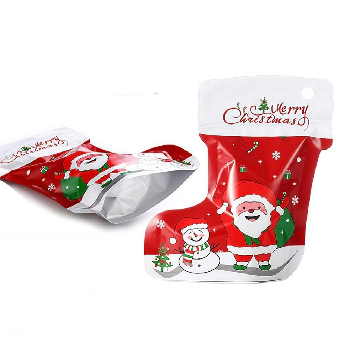 X12pcs Christmas Bag With Zipper #CB2309
