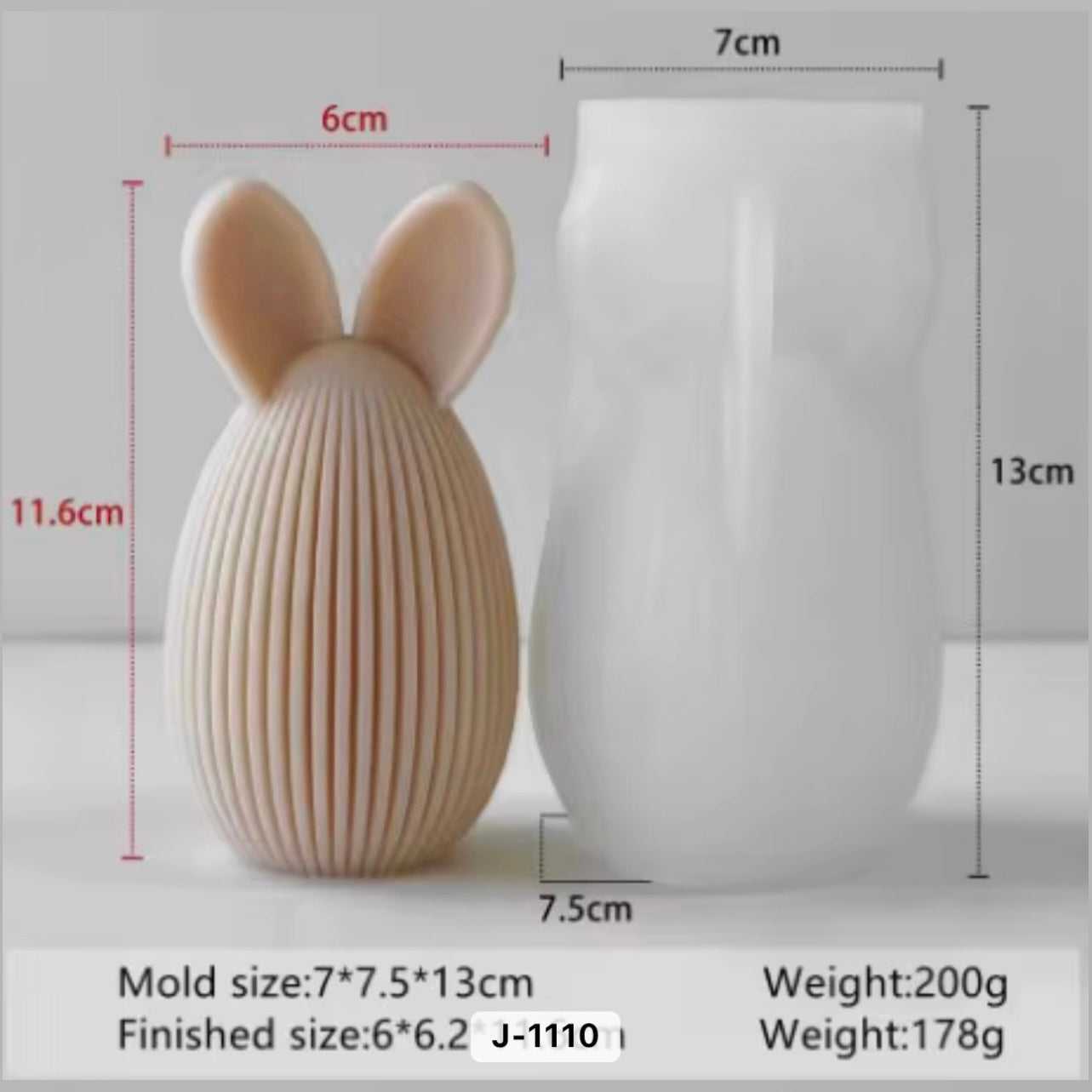 Easter Silicone Mold #J-1110