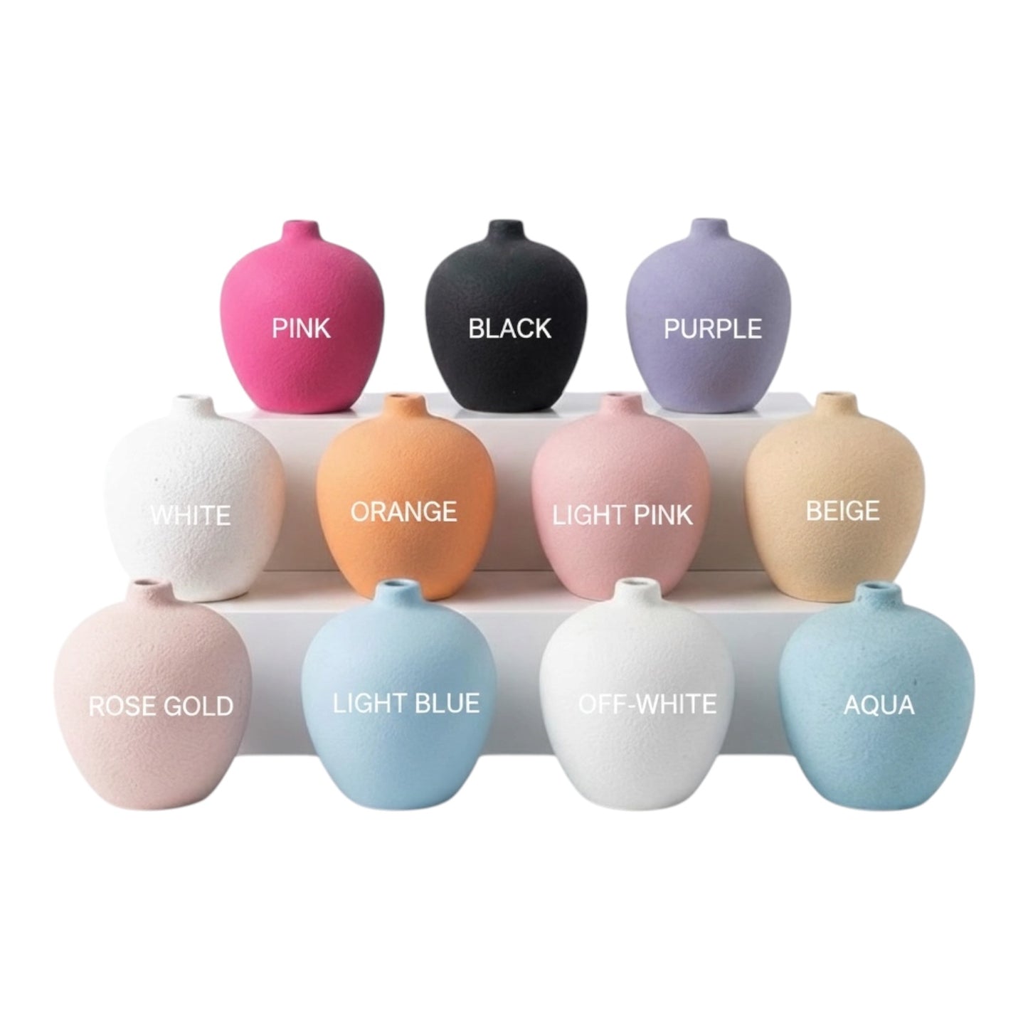 Modern Matte Ceramic Vase – Minimalist Nordic Home Décor #CV3229