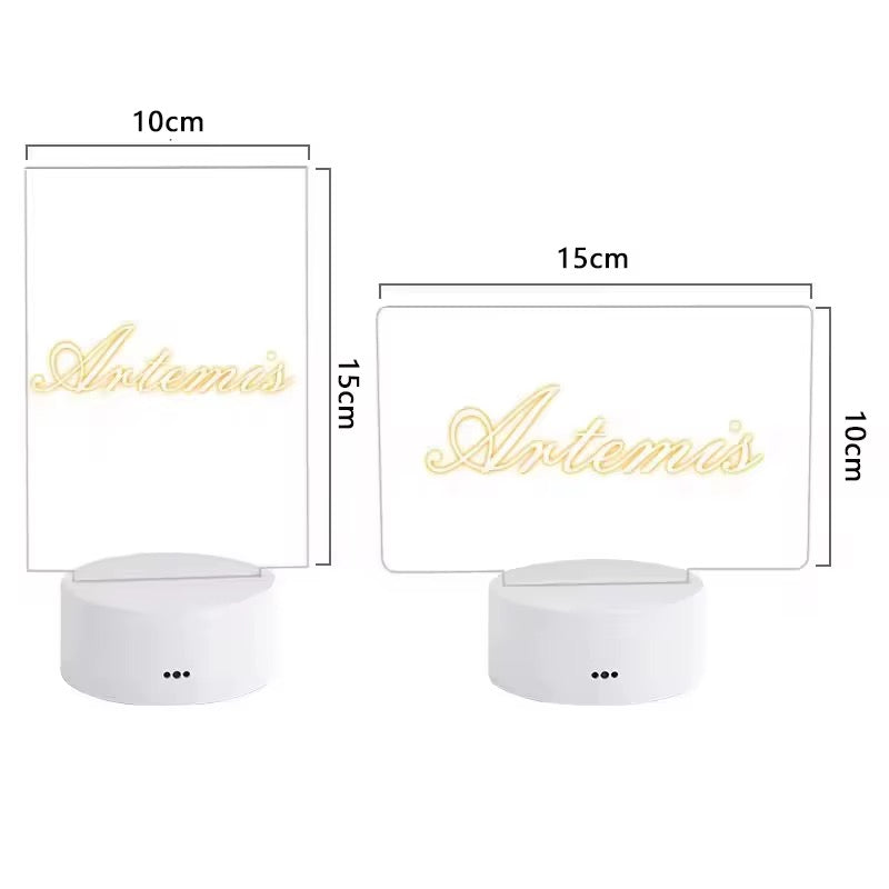 High Transparent Acrylic Diy Note Board #NB2012