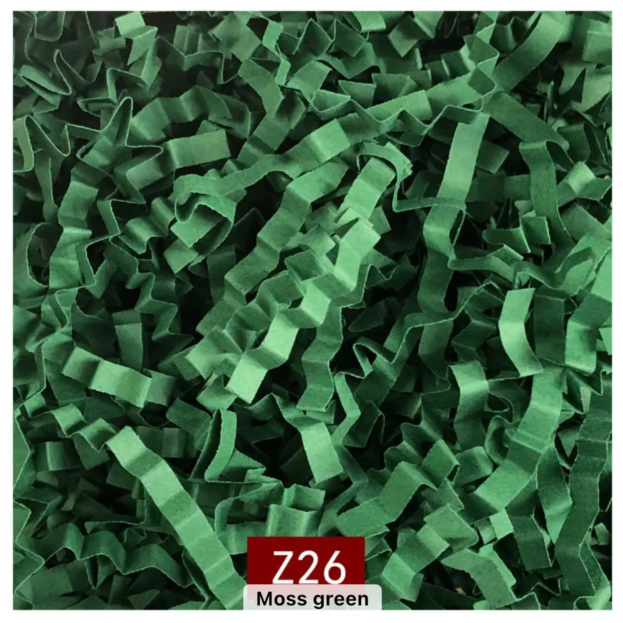 100g Moss green Shredded Crinkle Paper #Z26