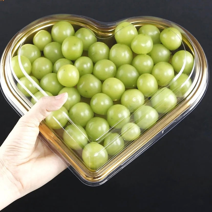 Heart Shape plastic Food Box #FB1665