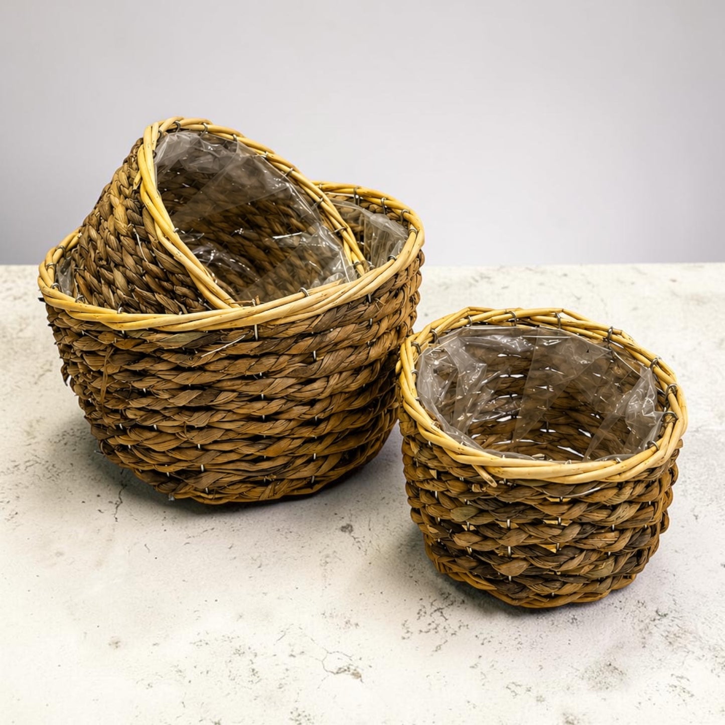 Natural Handwoven Storage Basket Set #HB3943