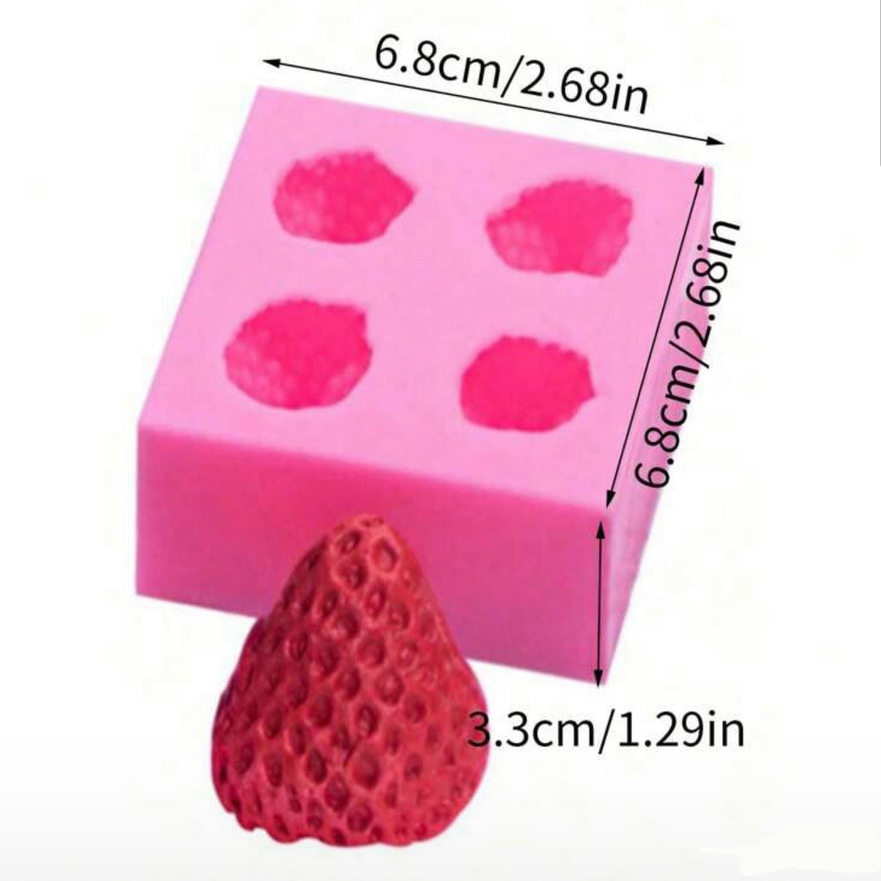 Strawberry Silicone Mold #SM2012