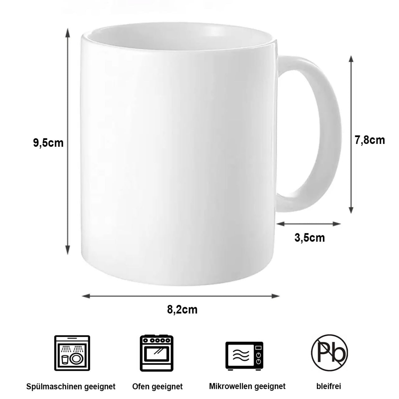 Ceramic White sublimation Mug #GM2328