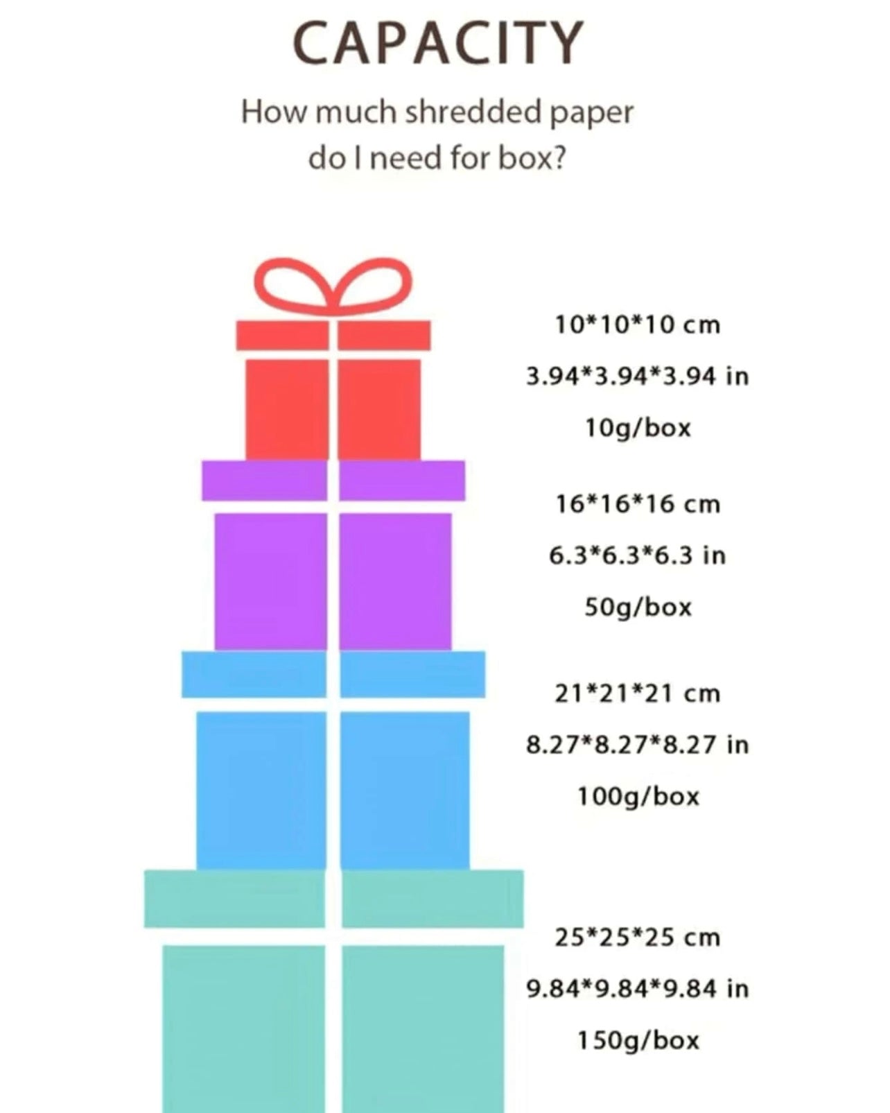 100g Gray Shredded Paper #SP1302