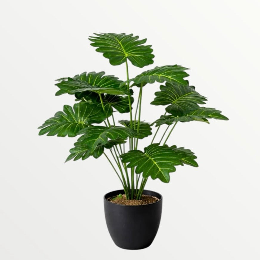 Artificial Split-Leaf Green Plant – 80cm #AP4058