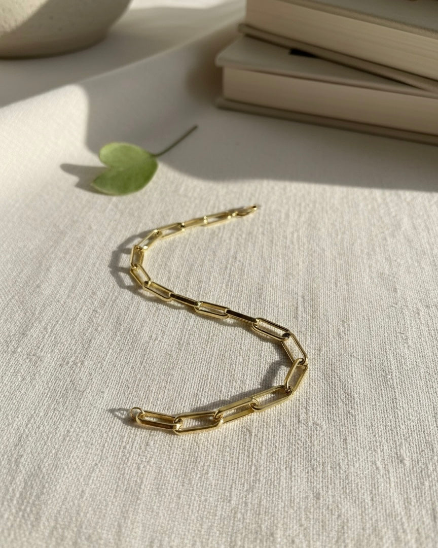18K Gold Plated Clover Bracelet #GB3863