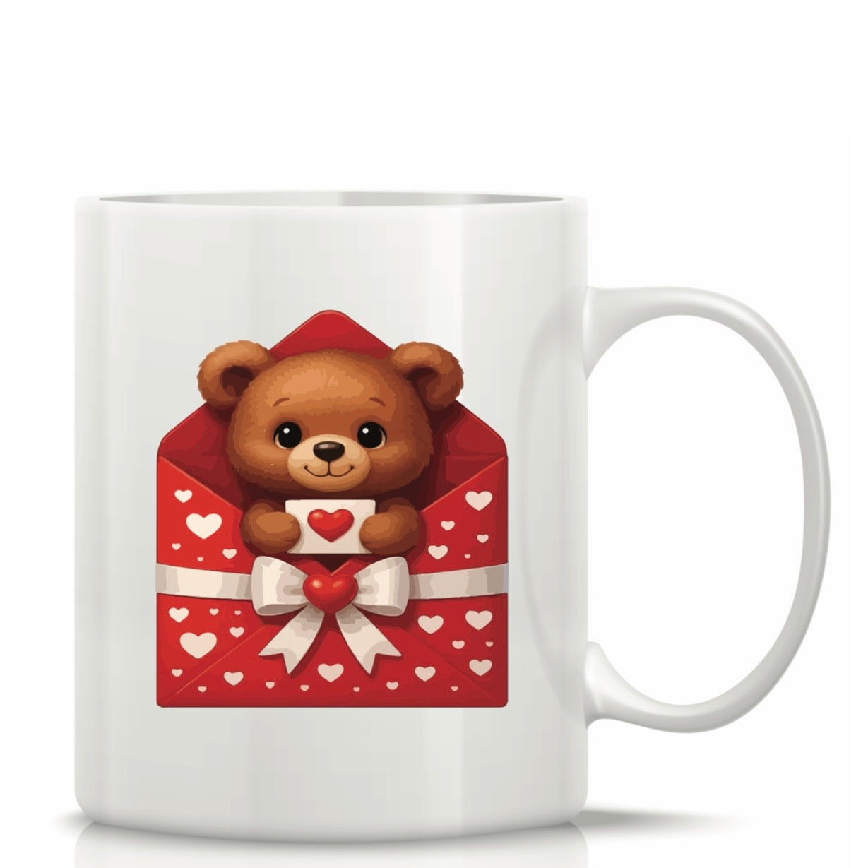 Printed Glass Mug with Cute Illustrations #GM3038