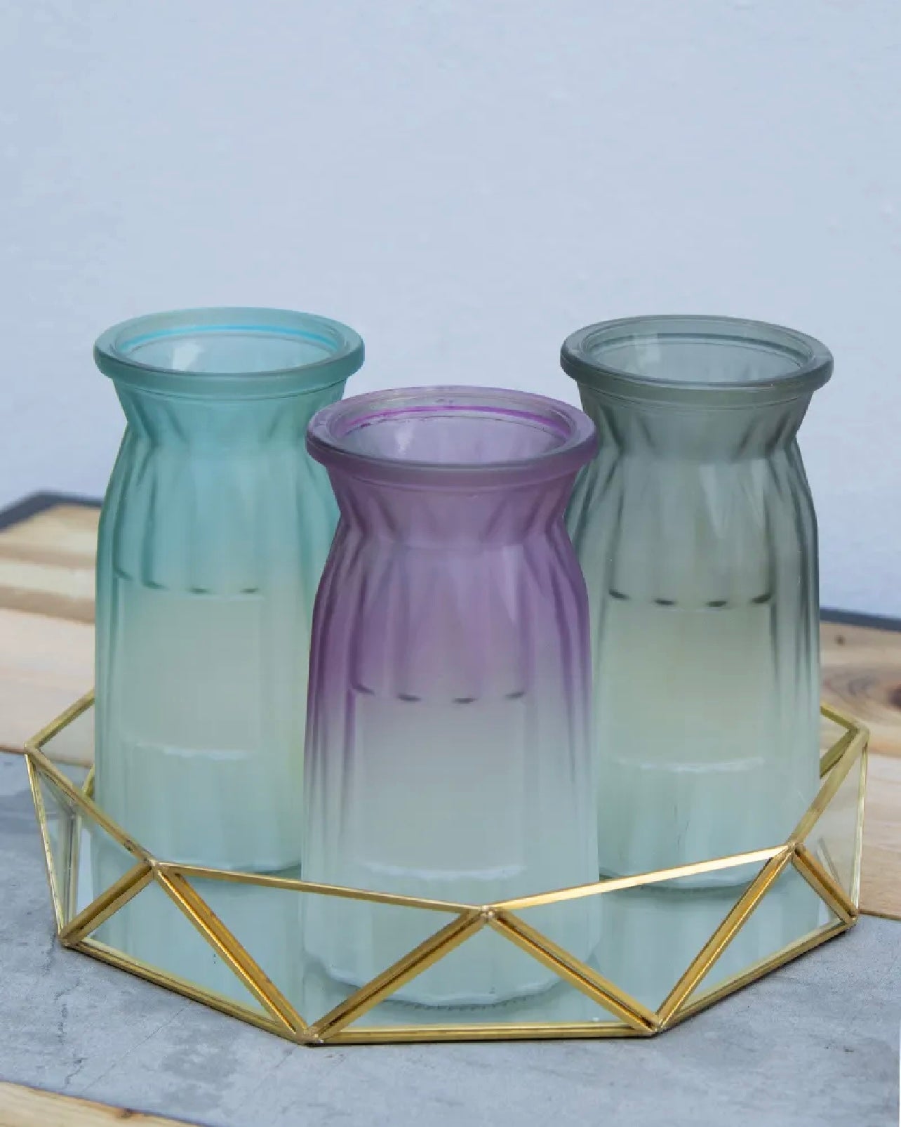 Flower Desk Decorative Glass Vase 15x8cm #GV2814