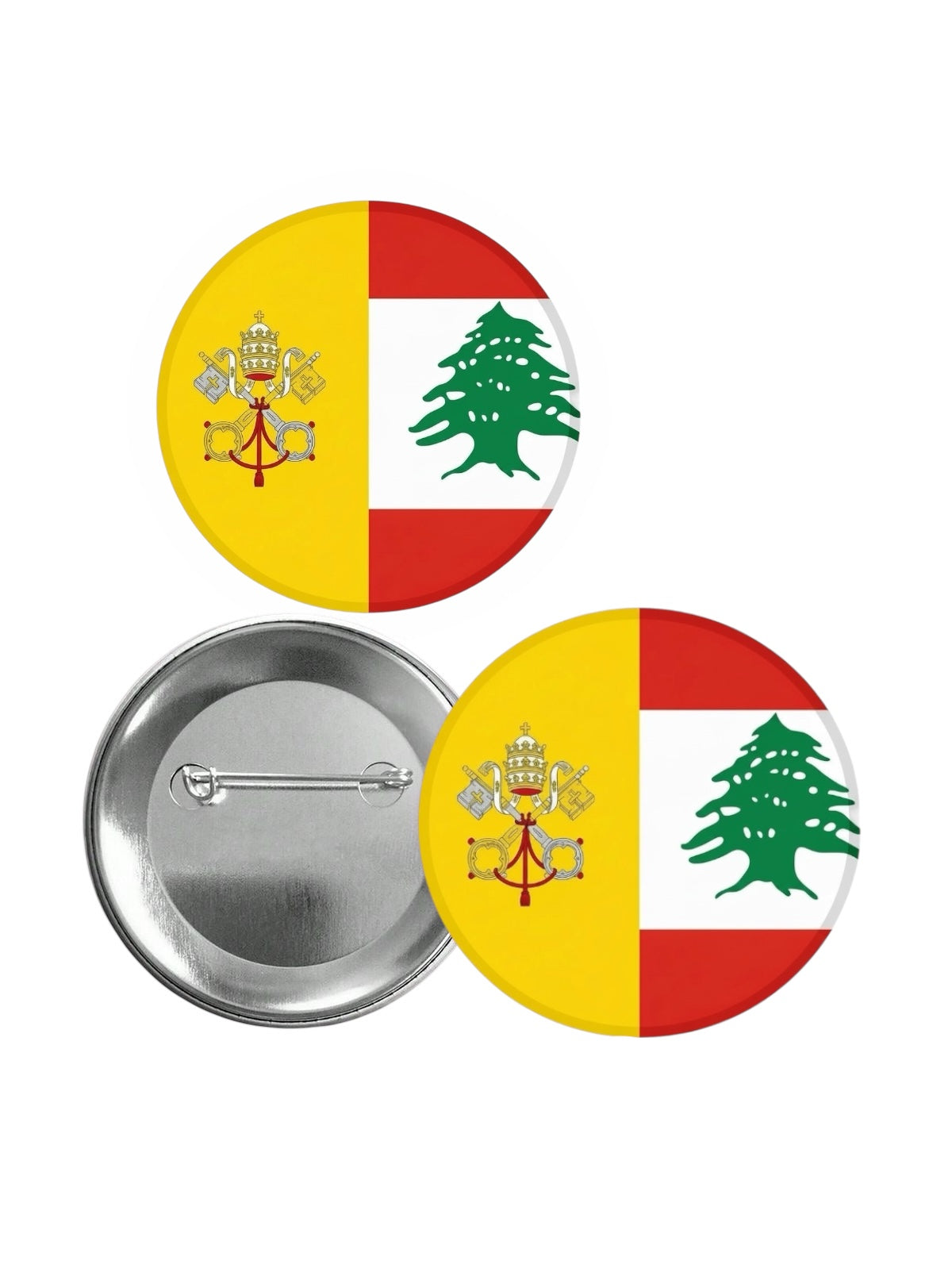 Vatican/Lebanon - Badge 6cm #BM2500