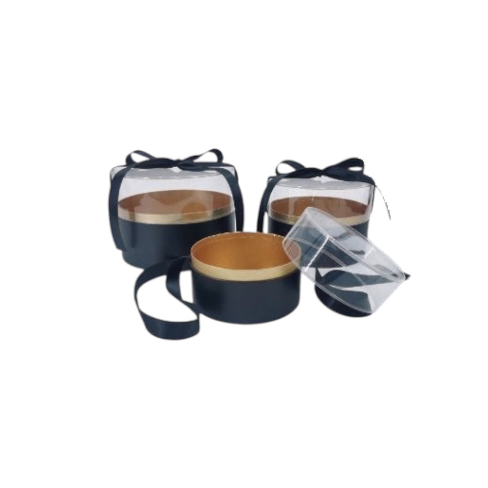 3pcs/set - Acrylic Circle Gift Box #GB2783
