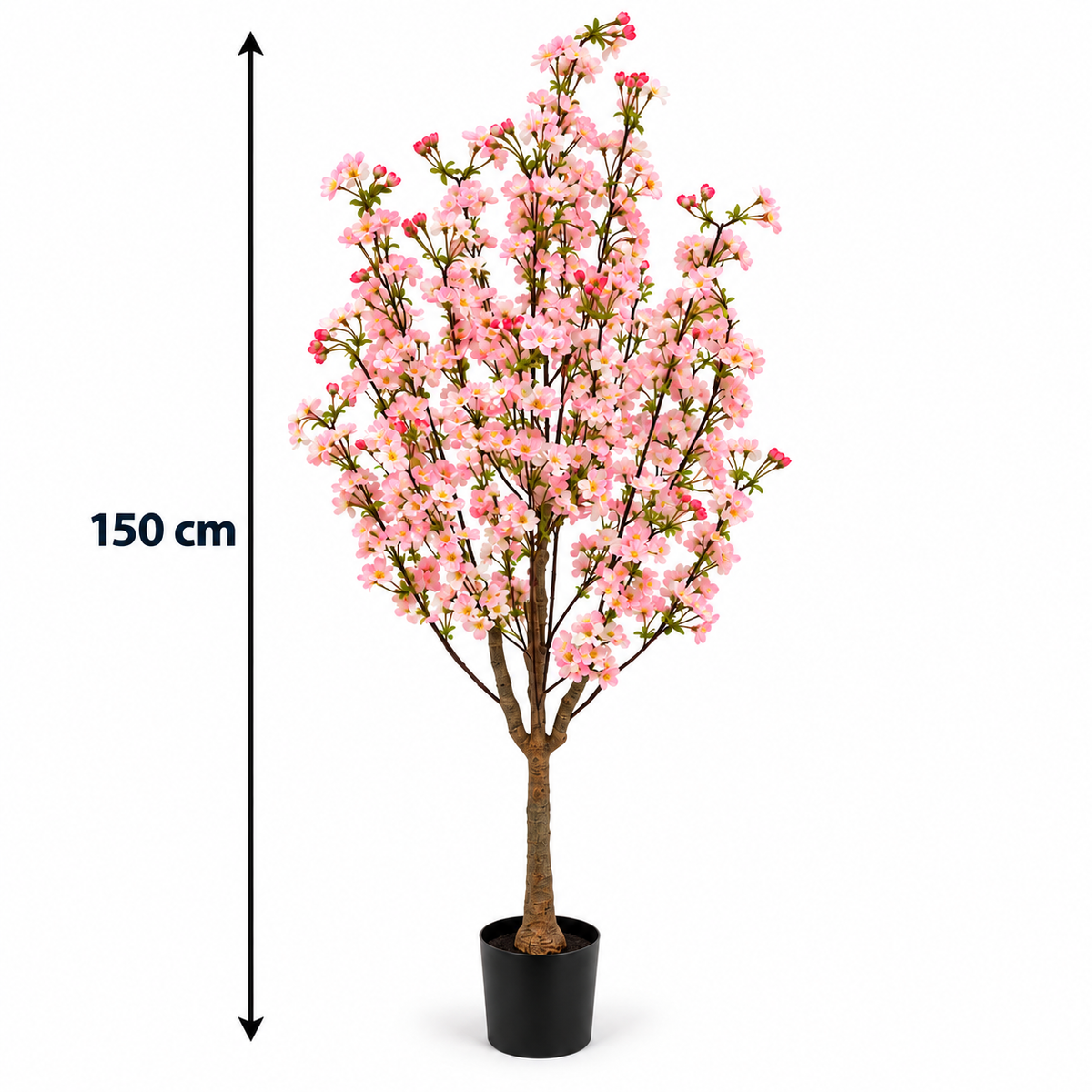 Artificial Pink Blossom Tree with Pot – 160 cm #AT4416