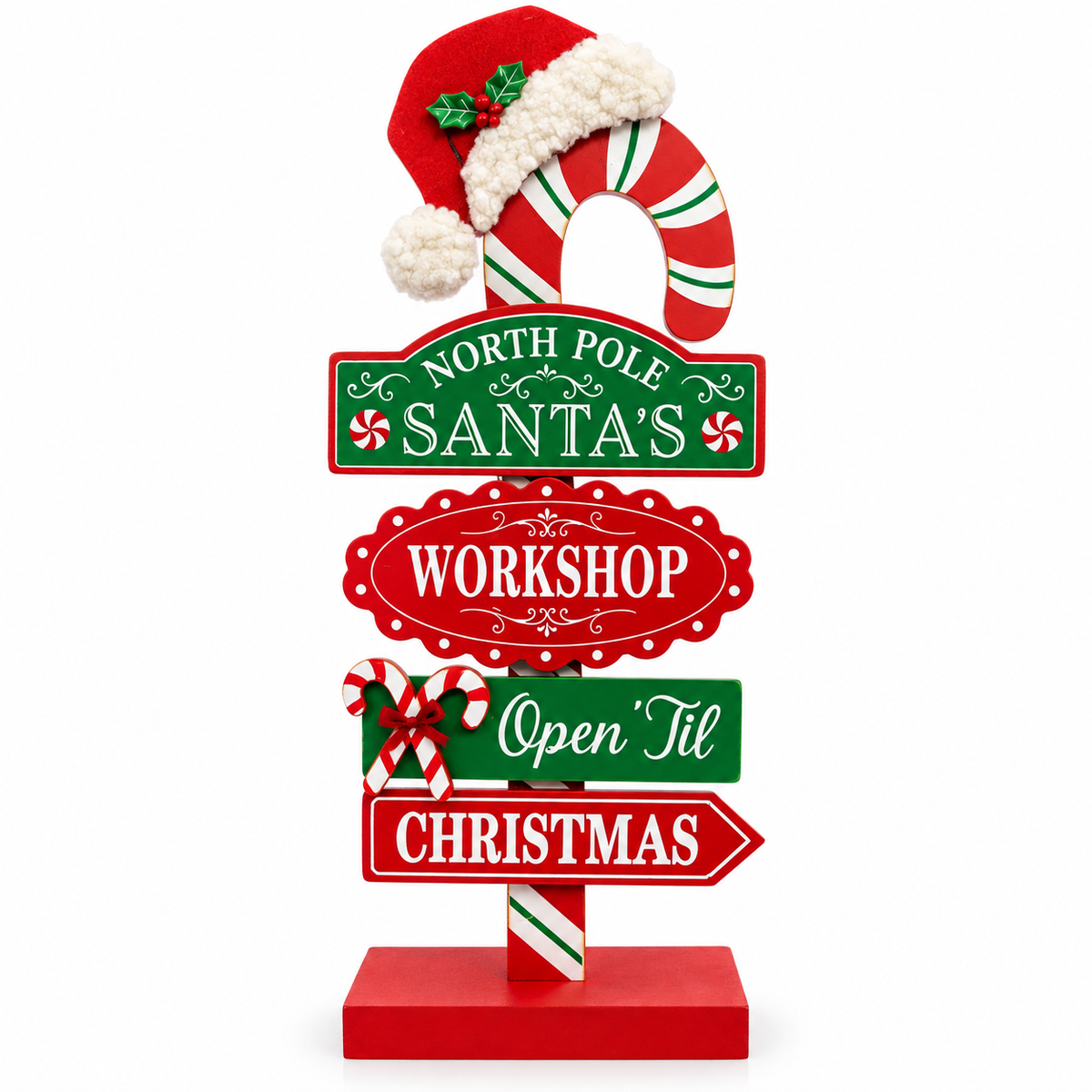 Christmas Signpost Decoration – 35cm #CD4420