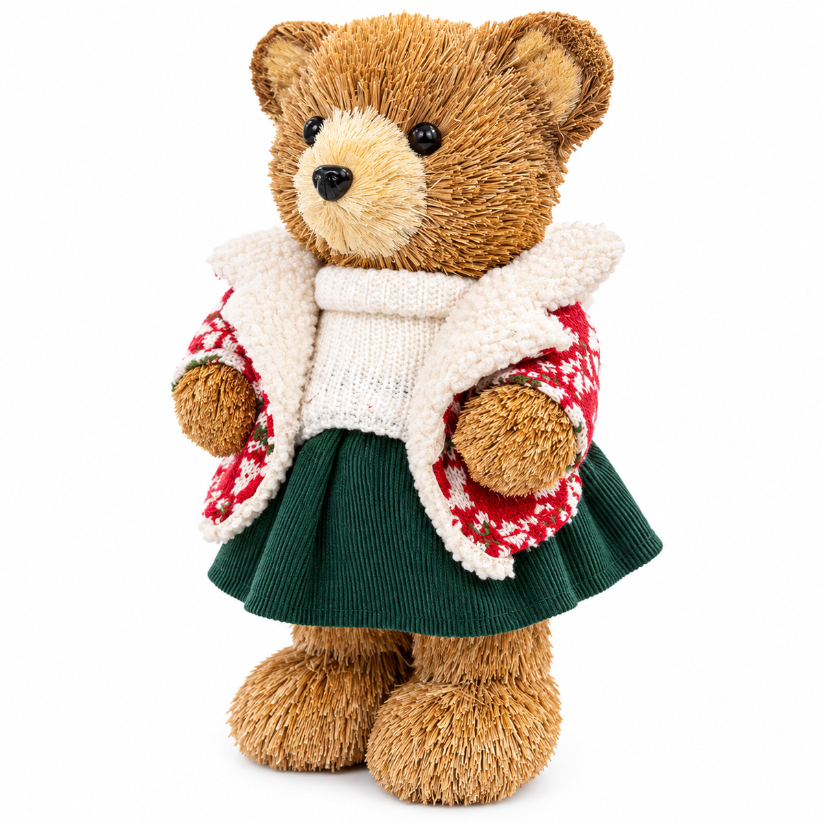 Christmas Teddy Bear with Festive Outfit #CB4451