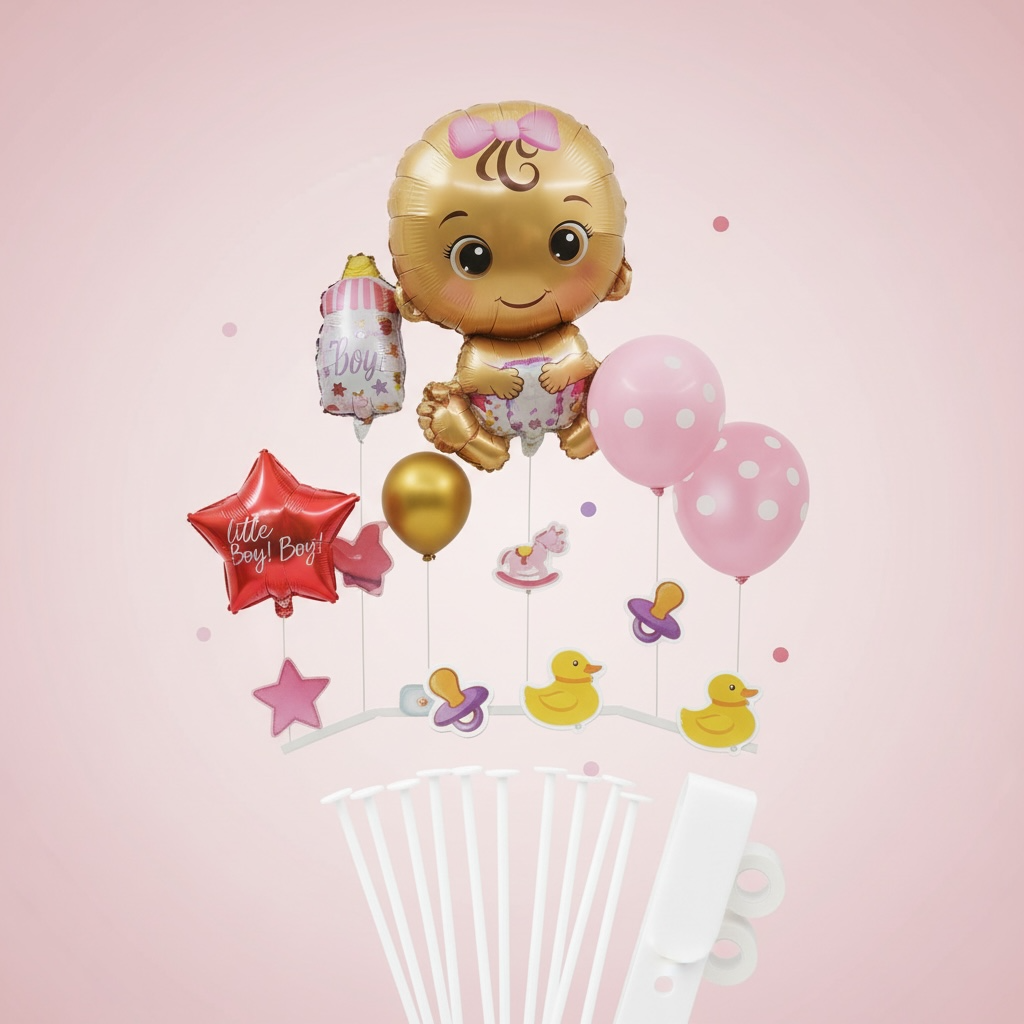 Baby Shower Balloon Stand Decoration Set #BB3196