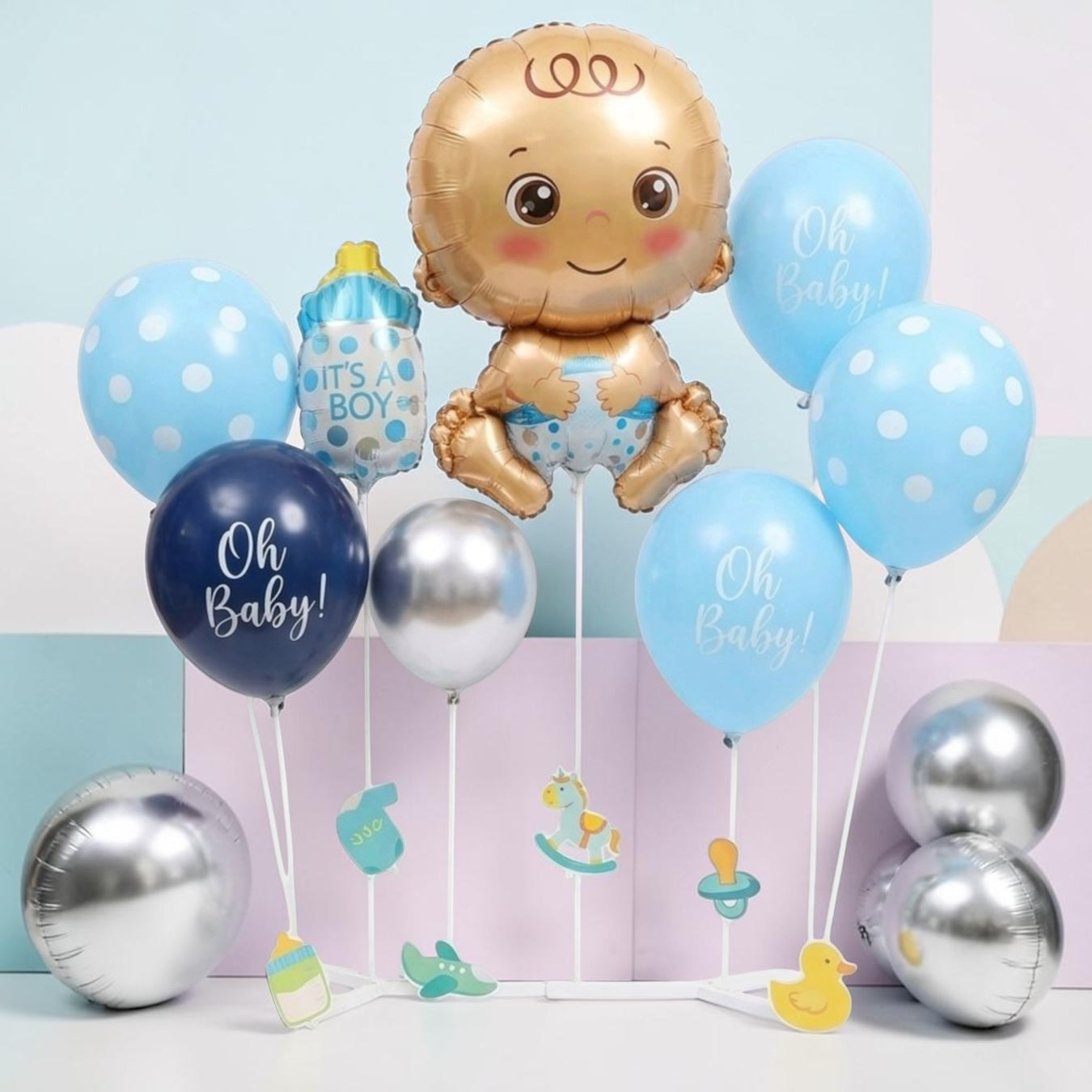 Baby Shower Balloon Stand Decoration Set #BB3197